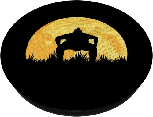 Vista 2 de Retro Sumo Wrestler Gift PopSockets PopGrip: agarre intercambiable para teléfonos y tabletas