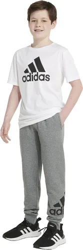 Vista 7 de adidas Boys' Elastic Waistband Essential Fleece Joggers