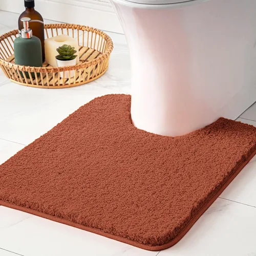 Vista 36 de MIULEE Alfombras de baño negras, suaves y pequeñas, absorbentes, antideslizantes, de secado rápido, esponjosas, para baño, bañera y duchas, lavables