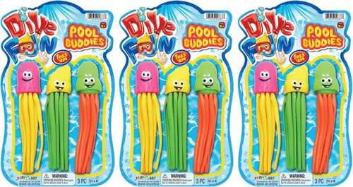 Vista 7 de Dive Fun Pool Buddies, paquete de 3