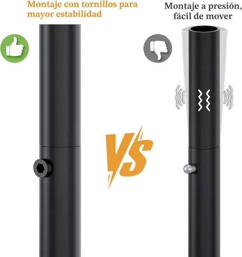 Vista 7 de Wiracks Perchero doble para colgar ropa, perchero para ropa, 130 libras, capacidad 34.5 pulgadas de ancho x 15.8 pulgadas de profundidad x 79