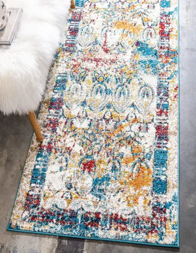 Vista 14 de Unique Loom - Alfombra estilo tradicional de Rosso Collection, Polipropileno