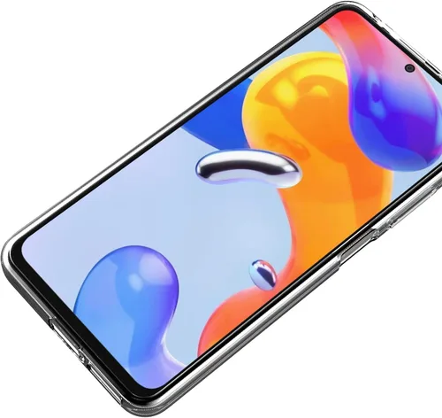 Vista 4 de MaiJin Funda para Xiaomi Mi Redmi Note 11 Pro 4G / Redmi Note11 Pro 5G (6.67 pulgadas) Suave TPU Goma Gel Parachoques Transparente Cubierta Trasera