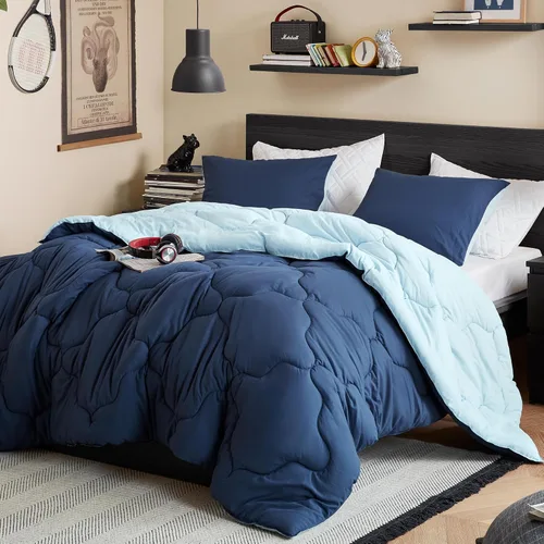 Vista 22 de Comfort Spaces Vixie Juego de Edredón Reversible - Cubierta Acolchada Geométrica Casual de Moda, Ropa de Cama Acogedora Alternativa de Plumón