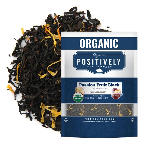 Vista 77 de Bolsas de hojas sueltas para té. Orgánicas por USDA. Positively Tea LLC.