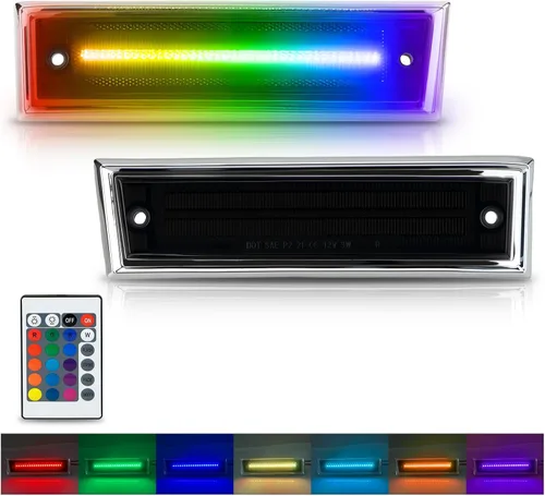 Vista 12 de Bestview Luces de posición laterales LED Compatibles con 1981-1991 Chevy C10 C20 C30 GMC C1500 C2500 Suburban Blazer Jimmy, lado del conductor
