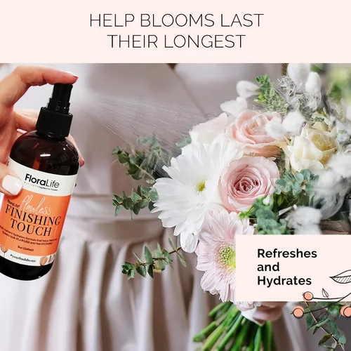 Vista 5 de FloraLife Finishing Touch - Spray de fórmula hidratante multinutriente para flores recién cortadas - 8 oz