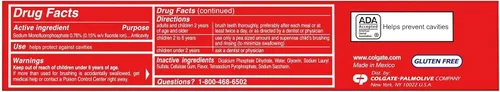 Vista 4 de Colgate Cavity Protection - Pasta de dientes con flúor, sabor regular, 8 onzas, paquete de 6