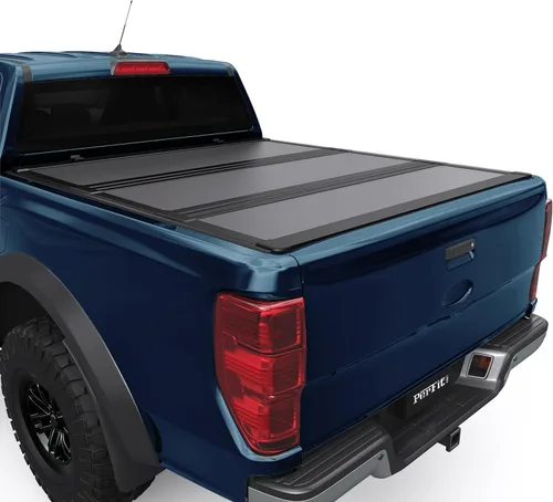 Vista 16 de Low-Profile Flip-Up Hard Tri-Fold Tonneau Cover for Ford Ranger (2019-2023)—Fits 5.0ft Short Bed