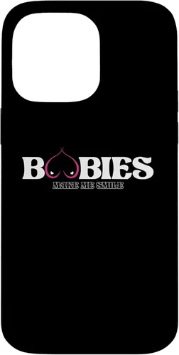 Vista 13 de iPhone 11 Funny Boobies Make Me Smiles Funda de humor para adultos