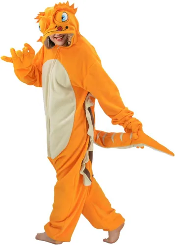 Vista 4 de vavalad Adult Lizard Onesie Costume Animal Cosplay Halloween Christmas Homewear Pajamas Sleepwear for Women and Men