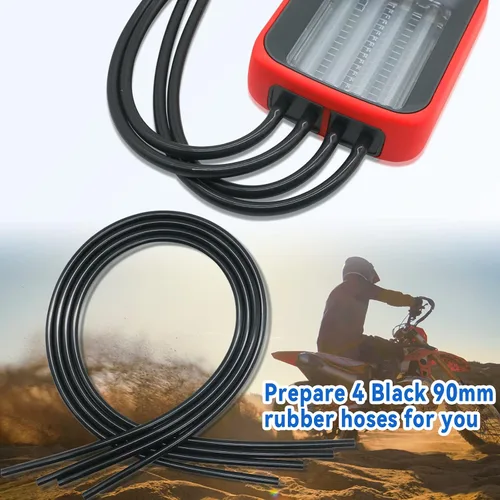 Vista 6 de Sincronizador universal de carburador de 4 cilindros, 3 cilindros y 2 cilindros para motocicleta, medidor de sincronización del equilibrador