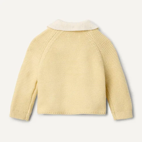 Vista 5 de Tienda Essentials x Sofia Grainge - Chaqueta unisex con cuello Peter Pan para niños pequeños y bebés