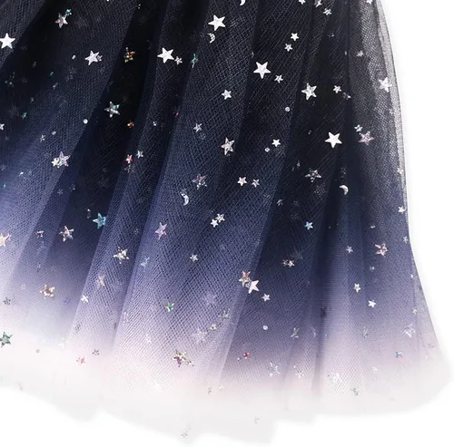 Vista 5 de Leotardos de ballet de unicornio con tutú para niñas pequeñas, vestido de falda de tul de algodón para bailar
