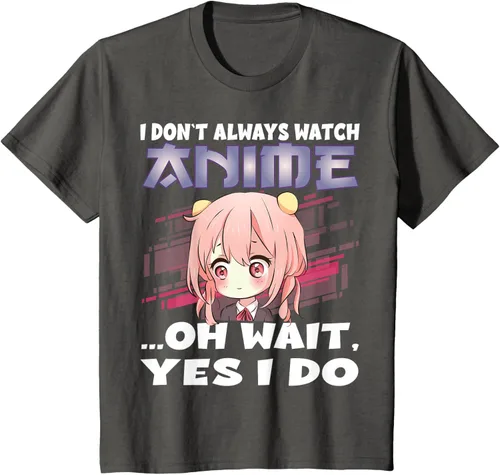 Vista 39 de Ver camiseta japonesa de anime con estampado de anime Girl, Negro, S