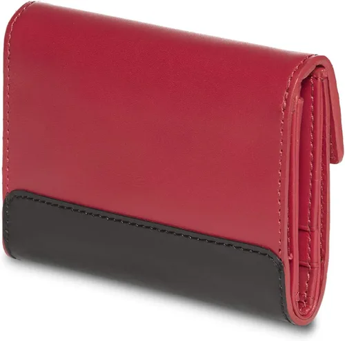 Vista 3 de Moleskine Classic - Cartera triple de piel, color rojo