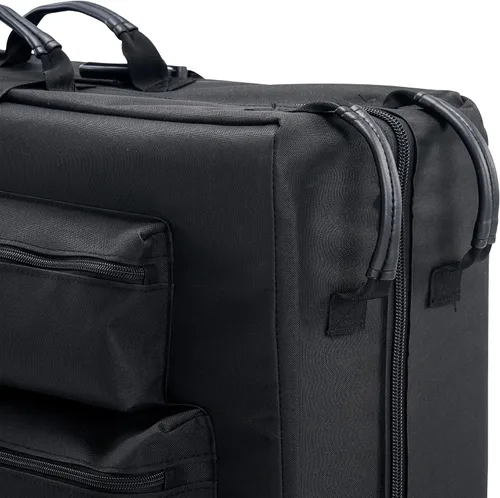 Vista 5 de Master Massage - Mesa de masaje con ruedas de tamaño universal con ruedas, bolsa de transporte de gran tamaño para cama de masaje plegable