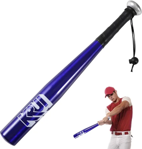 Vista 9 de KRUI - Bate de béisbol de aluminio, bate de autodefensa de 45,7 cm, bate ligero para el comprobador de neumáticos, pesca, para mantener en el hogar