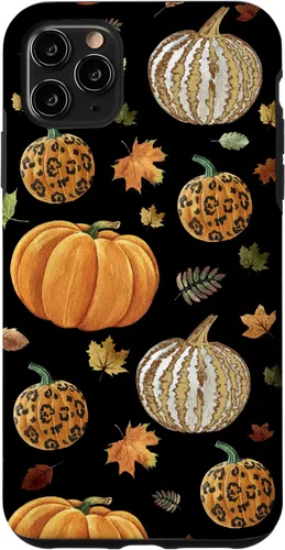 Vista 13 de iPhone 16 Falling leaves Autumn and Pumpkin Happy Fall Phone Case