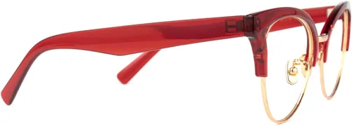 Vista 3 de Zeelool Gafas Browline para mujer con bloqueo de luz azul, 100% UV400, Charlene FX0819