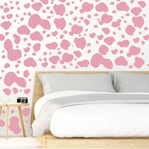 Vista 6 de 184 calcomanías con estampado de vaca, calcomanías adhesivas para pared, calcomanías de vinilo con estampado de vaca, decoración de pared extraíble