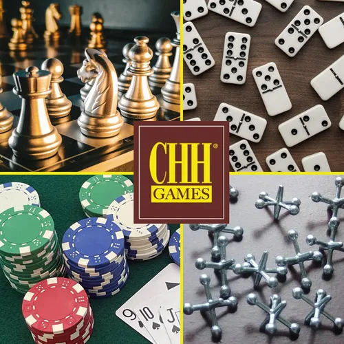 Vista 7 de CHH Juego de fichas estilo dados Poker Casino (100 piezas), 0.41 oz