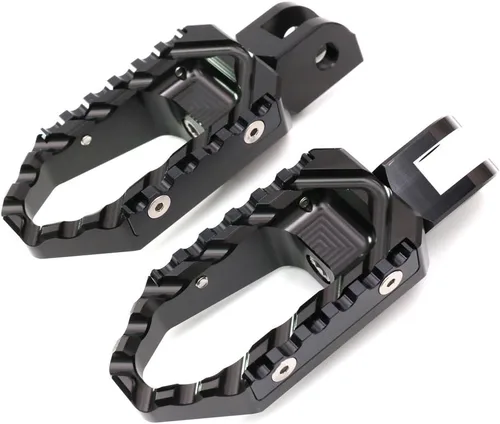 Vista 18 de MC MOTOPARTS Negro CNC 25mm Alargador de Riser Ajustable para Pedales de Pie Touring Delanteros Compatibles con NC 700 S/X 12-16 NC750X NC750S 16-19