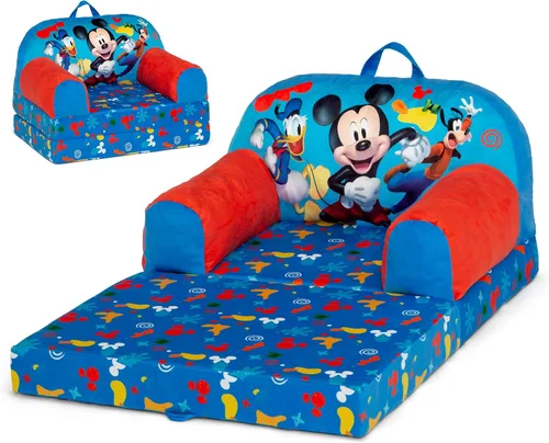 Vista 11 de Delta Children - Silla para niños Blippi Cozee Buddy abatible, azul