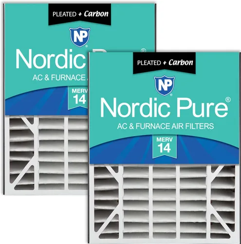 Vista 27 de Nordic Pure 20 x 25 x 5 (tamaño real: 19 3/4 x 24 1/4 x 4 7/8) Filtro de aire Air Bear Merv 8 de repuesto para reducción de olores de carbono puro
