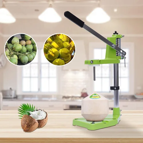 Vista 2 de Juego de herramientas de abridor de coco, herramienta manual de abridor de ponche de coco Máquina abierta de agua de coco para tiendas de frutas