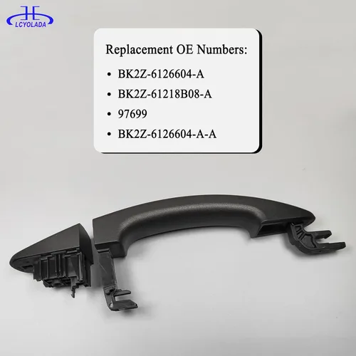 Vista 5 de Manija deslizante exterior para puerta trasera del pasajero para Ford Transit T150 T250 T350 Van 2015-2023, Reemplaza# BK2Z-6126604-A