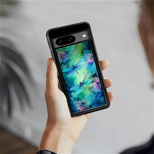 Vista 132 de Compatible con Google Pixel 4A 5G Mobile Case Creative Acrylic Panel trasero Silicona Protección Grip especialmente diseñado para Google Pixel 4A 5G