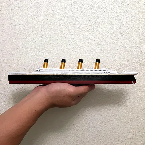 Vista 6 de THEROLLER3D RMS Titanic Model Ship 1 pie de largo montado, históricamente preciso, réplicas Titanic