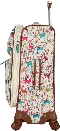 Vista 3 de Lily Bloom - Juego de maletas de 4 piezas con ruedas giratorias para mujer.