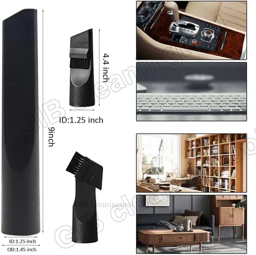 Vista 7 de 11 piezas de accesorios de aspiradora doméstica para accesorios de aspiradora de tienda - Adaptador de manguera de vacío de 2 1/2" a 1 1/4" 11