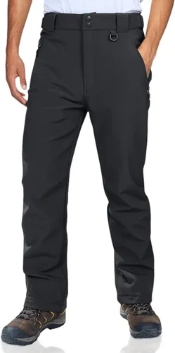 Vista 2 de Outdoor Ventures Lite - Pantalones deportivos impermeables y resistentes al viento para hombre, con forro polar, para senderismo, esquí, nieve