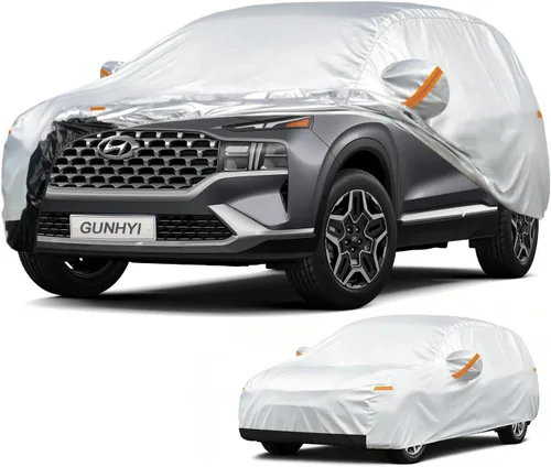 Vista 59 de GUNHYI - Funda para automóvil SUV de 7 capas, ajuste personalizado para BMW X1 (2010-2025), impermeable para todo tipo de clima, resistente