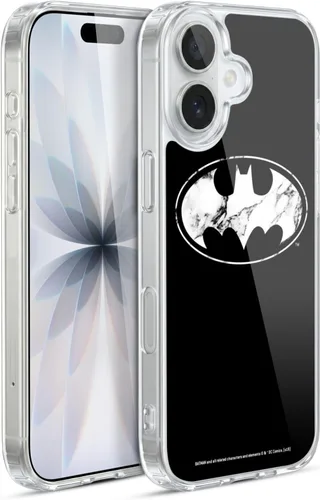 Vista 452 de Head Case Designs Funda de gel con licencia oficial de Batman DC Comics Bat Signal Logos [protección de grado militar] compatible con Apple iPhone 7