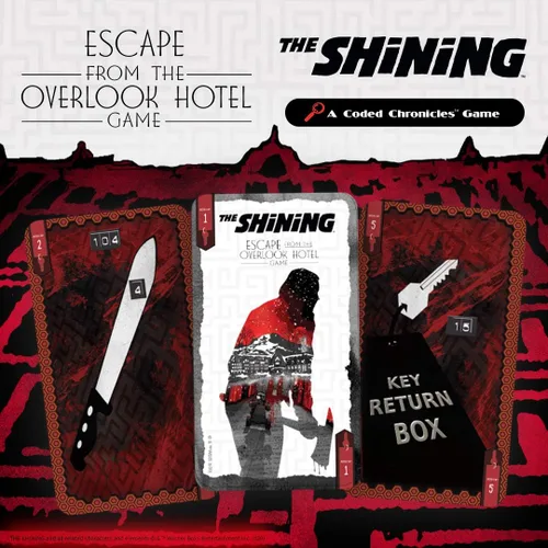 Vista 4 de USAOPOLY El resplandeciente escape de The Overlook Hotel Un juego de crónicas codificadas