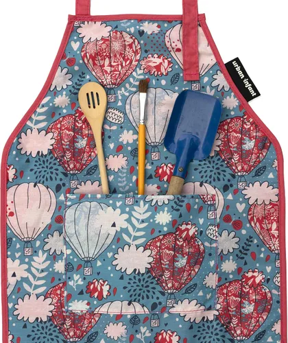 Vista 2 de Urban Infant Delantal Pequeño Ayudante para Niños - Delantal para Cocinar, Arte y Jardinería Infantil - Gran Regalo para Niños Pequeños y Niñas