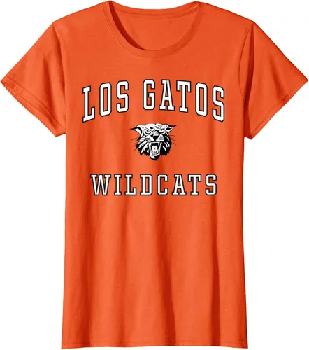 Vista 58 de Camiseta de Los Gatos de la escuela secundaria de Wildcats C1