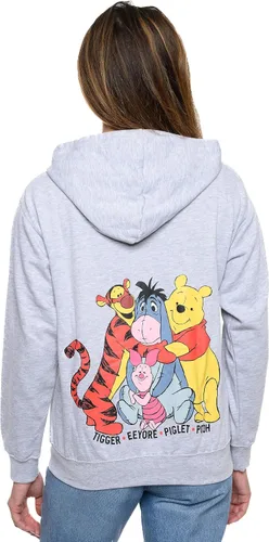 Vista 7 de Disney Sudadera con capucha y cremallera Eeyore Winnie The Pooh Piglet Tigger