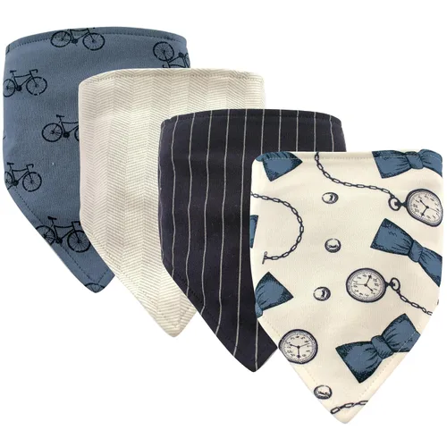 Vista 20 de Hudson Baby Baberos unisex de algodón para bebé, avión, talla única (paquete de 2)