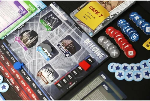Vista 7 de Portal Games Detective, azul