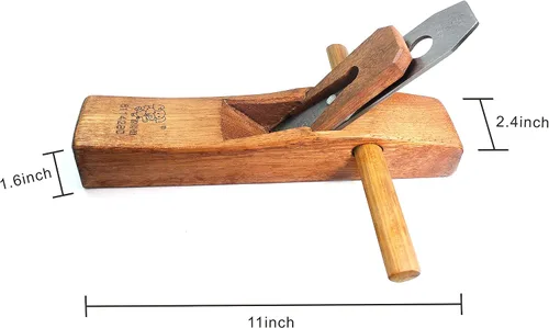 Vista 3 de Cepilladora de mano, cepilladora de madera, plana de mano perfecta para carpintería, cepillado de banco, alisado de superficie de puerta
