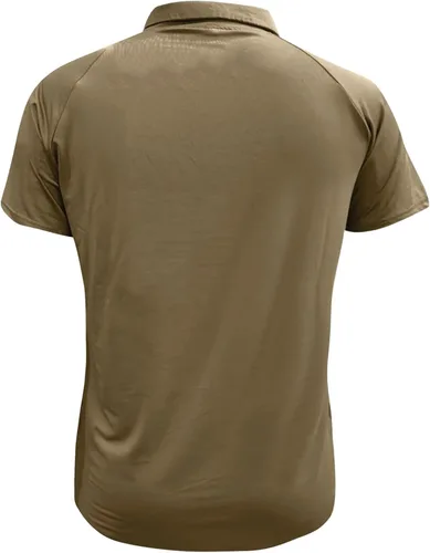 Vista 2 de XDTDRYRYU Camisetas de ajuste seco para hombre, polo con botones, pesca, correr, ajustado, camisa polo Henley 511