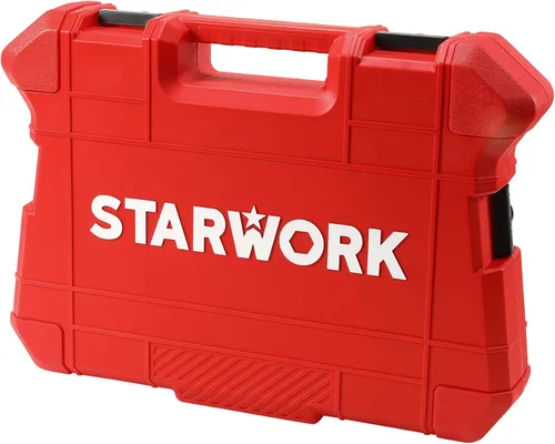 Vista 7 de STARWORK TRUE MECHANIC - Juego de herramientas mecánicas de 303 piezas, llave de trinquete 120T, profesional, SAE/métrica