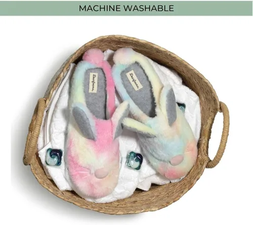 Vista 5 de Dearfoams Unisex-Child Matching Family Holiday Easter Scuff Slipper