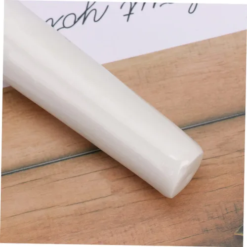 Vista 3 de Medicina Porcelana Maja Condimento Pestle Stick Cerámica Maja Tazón Palo Cerámica Chucrut Trituradora de Tamper Patata Smasher Manual Blender Blanco