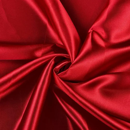 Vista 16 de Tela de satén de 2 yardas, color liso para vestidos de novia, manualidades de moda, disfraces, decoración, satén sedoso, 44 pulgadas